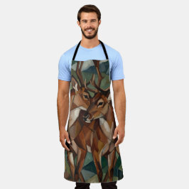Cubistische Expressionistische Stijl Rendier Schor Schort