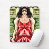 Cubistische vrouw muismat (Met muis)