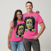 CubistZick Pop Art Woman Face T-shirt (Unisex)