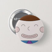 Cuboy Face on Badge Ronde Button 5,7 Cm (Voorkant /achterkant)
