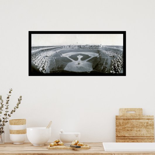 Cubs Giants Baseball Foto 1908 Poster (Keuken)