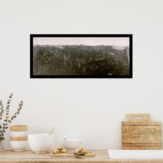 Cubs Sox Series Photo 1906 Poster (Keuken)