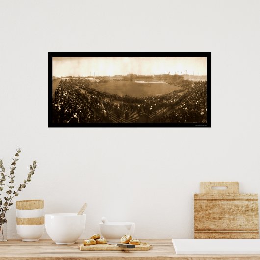 Cubs Sox World Series Photo 1906 Poster (Keuken)