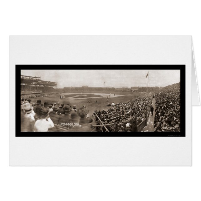 Cubs tegen White Sox Photo 1909 (Voorkant Horizontaal)