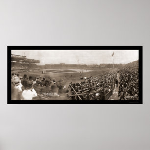 Cubs tegen White Sox Photo 1909 Poster