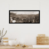 Cubs tegen White Sox Photo 1909 Poster (Keuken)