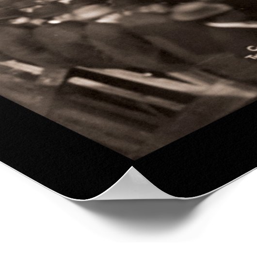 Cubs Vs Tigers Baseball Foto 1907 Poster (Hoek)