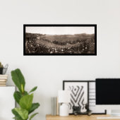 Cubs Vs Tigers Baseball Foto 1907 Poster (Thuiskantoor)