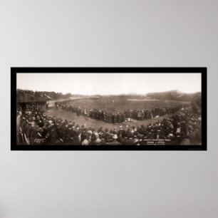 Cubs Vs Tigers Baseball Foto 1907 Poster