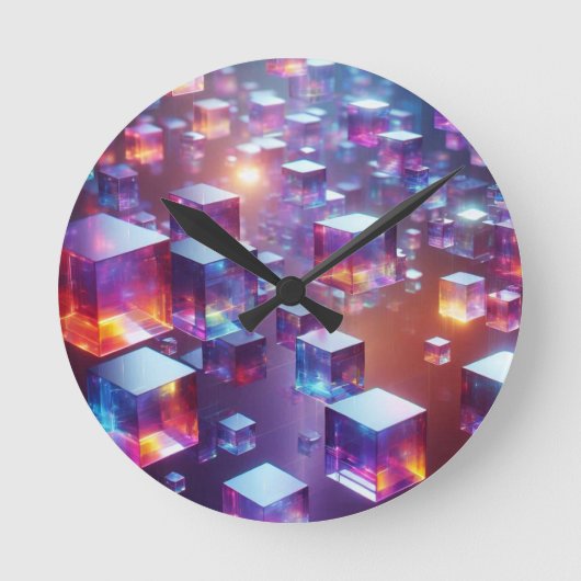 Cubus  ronde klok (Voorkant)