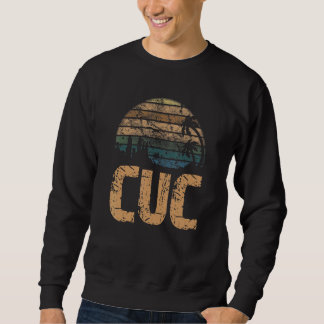 CUC Vintage Sunset Distressed Trui