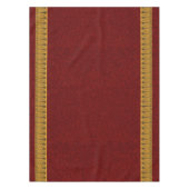 Cucamonga Table Cloth Maroon and Gold Tafelkleed (Voorkant)