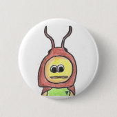 Cucaracha roxi ronde button 5,7 cm (Voorkant)