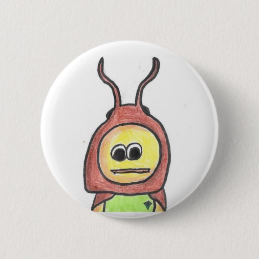 Cucaracha roxi ronde button 5,7 cm (Voorkant)