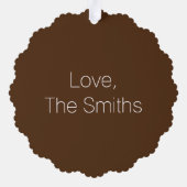 Cucidati Cuccidati: Italiaanse koekjes voor kerstm Ornament Kaart (Achterkant)