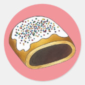 Cucidati Cuccidati Italiaanse Siciliaanse koekjes Ronde Sticker (Voorkant)