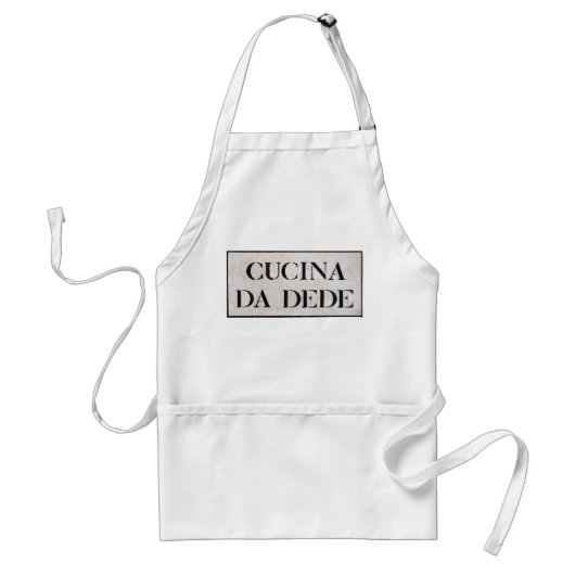 CUCINA DA DEDE apron Standaard Schort (Voorkant)