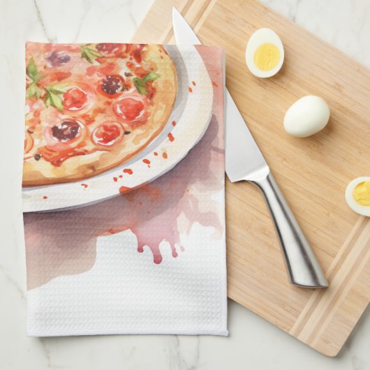 Cucina Italiana: Italiaanse pizza Theedoek (Quarter Fold)