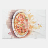 Cucina Italiana: Italiaanse pizza Theedoek (Horizontaal)