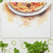 Cucina Italiana: Italiaanse pizza Theedoek (Gevouwen)