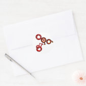 Cuckold Aufkleber Ronde Sticker (Envelop)