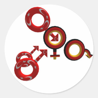 Cuckold Aufkleber Ronde Sticker