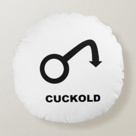 'cuckold' rond kussen