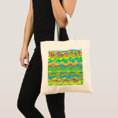 Cuckoo Abstract wervelkolom Tote Bag (Voorkant (product))