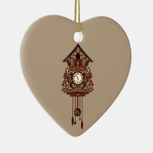Cuckoo Clock 2 Keramisch Ornament (Rechts)