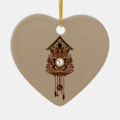 Cuckoo Clock 2 Keramisch Ornament (Voorkant)