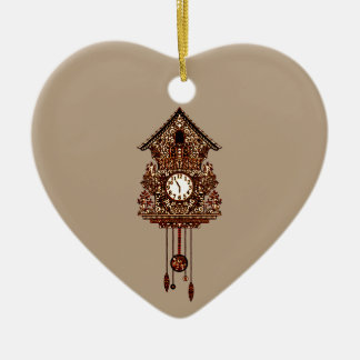 Cuckoo Clock 2 Keramisch Ornament