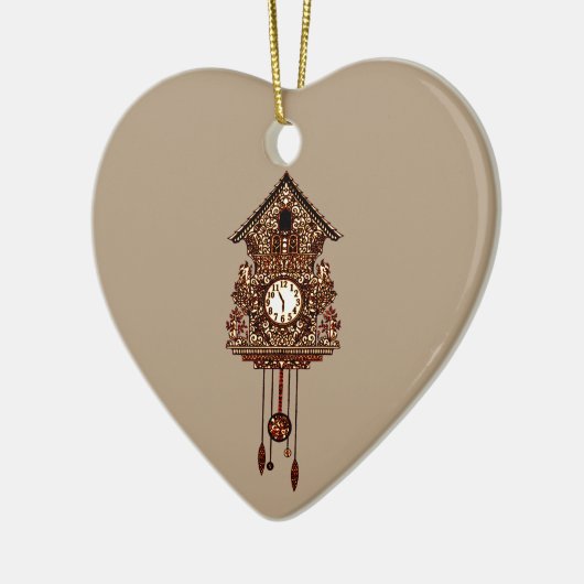 Cuckoo Clock 2 Keramisch Ornament (Links)