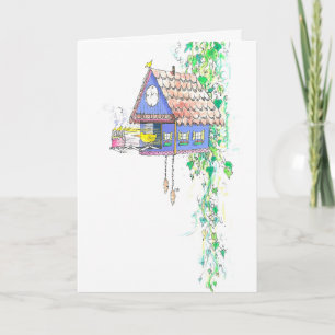 "Cuckoo Clock" Birthday Card Kaart
