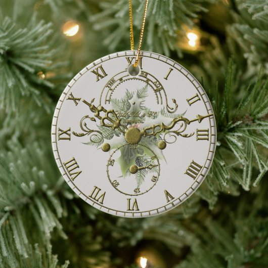 Cuckoo Clock Face Keramisch Ornament (Boom)