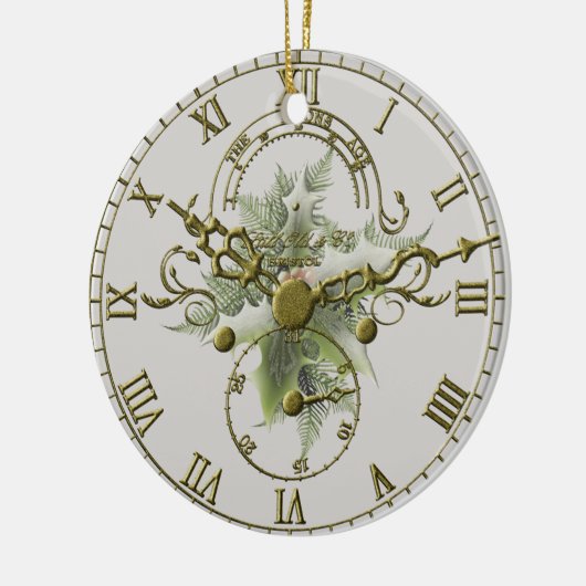 Cuckoo Clock Face Keramisch Ornament (Links)