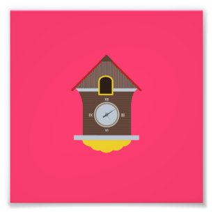 Cuckoo Clock Foto Afdruk