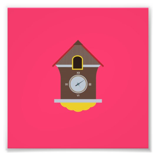 Cuckoo Clock Foto Afdruk (Voorkant)