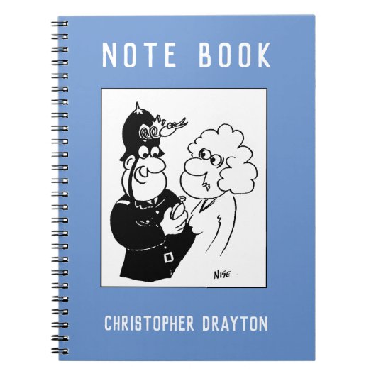 Cuckoo Clock Helmet Funny Cartoon Notitieboek (Voorkant)