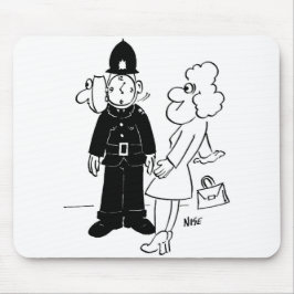 Cuckoo Clock Helmet van politieagent Muismat