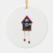 Cuckoo Clock Keramisch Ornament (Voorkant)