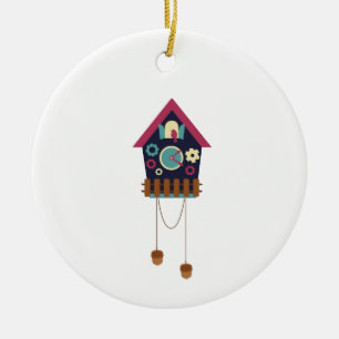 Cuckoo Clock Keramisch Ornament