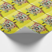 Cuckoo Clock Wrapping Paper Cadeaupapier (Hoek)
