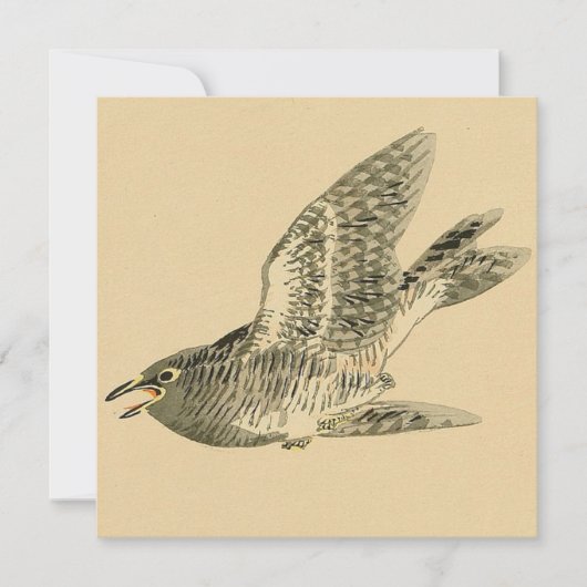 Cuckoo (Japanse kunst) (van Kono Bairei) Kaart (Voorkant)
