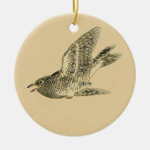 Cuckoo (Japanse kunst) (van Kono Bairei) Keramisch Ornament (Voorkant)