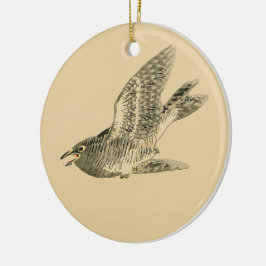 Cuckoo (Japanse kunst) (van Kono Bairei) Keramisch Ornament