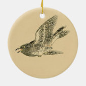 Cuckoo (Japanse kunst) (van Kono Bairei) Keramisch Ornament (Achterkant)