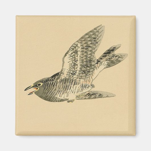 Cuckoo (Japanse kunst) (van Kono Bairei) Magneet (Voorkant)