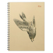 Cuckoo (Japanse kunst) (van Kono Bairei) Notitieboek (Voorkant)