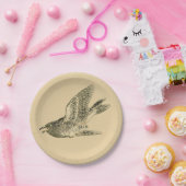 Cuckoo (Japanse kunst) (van Kono Bairei) Papieren Bordje (Feest)