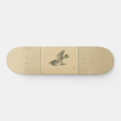 Cuckoo (Japanse kunst) (van Kono Bairei) Persoonlijk Skateboard (Horizontaal)